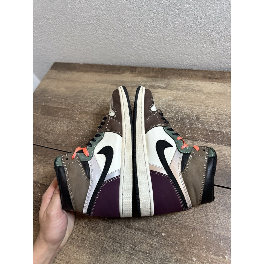 Size 7.5 - Jordan 1 High OG Crafted Brown White Suede Leather (DH3097-001) Shoes - Picture 5 of 7